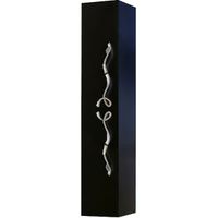 Шкаф пенал Clarberg Due amanti 25 DUE0525BLK Черный без ручек — фото 2, Пеналы для ванной комнаты