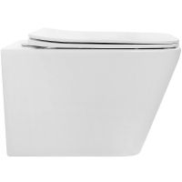 Товар: Унитаз Abber Rechteck AC1201T подвесной с сиденьем Микролифт - фото 3 Унитаз Abber Rechteck AC1201T подвесной с сиденьем Микролифт — фото 3, Унитазы