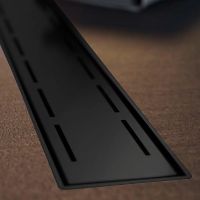 Товар: Душевой лоток Veconi Line B 450 V450LB с Черной матовой решеткой - фото 2 Душевой лоток Veconi Line B 450 V450LB с Черной матовой решеткой — фото 2, Душевые лотки