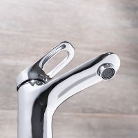 Смеситель для раковины Ростовская Мануфактура Сантехники SL120-001F Хром — фото 3, Смесители