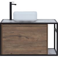 Товар: Тумба под раковину Aquanet Nova Lite Loft 90L 261660 подвесная Дуб рустикальный - фото 3 Тумба под раковину Aquanet Nova Lite Loft 90L 261660 подвесная Дуб рустикальный — фото 3, Тумбы под раковину