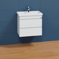 Тумба под раковину СанТа Марс 60 700292 подвесная Белая — фото 2, Тумбы под раковину