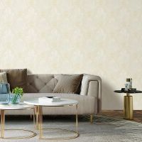 Обои Bruno Zoff Silver 60112-1 Фольга на флизелине (1,06*10,05)  Бежевый, Ромб — фото 3, Обои для стен