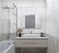 Керамическая плитка Eurotile (Rus) Istambul Grey Matt 5 IT 0022 M настенная 25х50 см — фото 3, Керамическая плитка