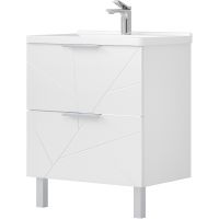 Тумба под раковину Volna Twing 80.2Y tnTWG80.2Y-01 Белая — фото 1, Тумбы под раковину