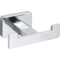 Двойной крючок Bemeta Niki 153106032 Хром — фото 1, Крючки для полотенец