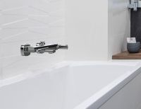 Смеситель для ванны GPD Pedra MBB160 Хром — фото 8, Смесители