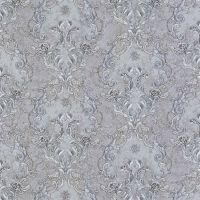 Обои Decori-Decori Amore 82815 Винил на флизелине (1,06*10,05) Серый, Дамаск — фото 1, Обои для стен