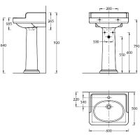 Товар: Раковина Kerama Marazzi Pompei 60 PO.wb.60 Белая глянцевая - фото 6 Раковина Kerama Marazzi Pompei 60 PO.wb.60 Белая глянцевая — фото 6, Раковины подвесные