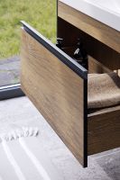 Тумба под раковину Aqwella Urban 100 URB0110DB подвесная Дуб балтийский — фото 4, Мебель для ванной