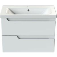 Тумба с раковиной Orange Milano 80-02 ТР-МR 80 подвесная Белая — фото 1, Тумбы с раковиной