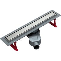 Товар: Душевой лоток Logan L002L-550 306889 с решеткой Нержавеющая сталь / под плитку - фото 1 Душевой лоток Logan L002L-550 306889 с решеткой Нержавеющая сталь / под плитку — фото 1, Душевые лотки