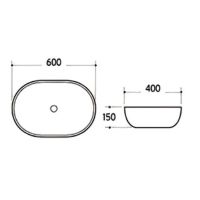 Товар: Раковина-чаша beWash Lusso 60 BK6040CT140 Черная матовая - фото 2 Раковина-чаша beWash Lusso 60 BK6040CT140 Черная матовая — фото 2, Раковины
