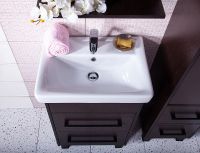 Товар: Тумба под раковину Бриклаер Чили 55 4627125415098 Венге - фото 2 Тумба под раковину Бриклаер Чили 55 4627125415098 Венге — фото 2, Мебель для ванной