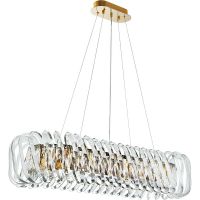 Люстра Divinare Megan 7568/18 SP-12 Прозрачная Бронза — фото 1, Люстры