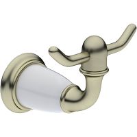 Двойной крючок Art&Max Bianchi AM-E-2601-Br Бронза — фото 1, Крючки для полотенец