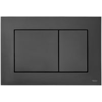 Клавиша смыва Tece Now 9240403 для унитаза Черная глянцевая — фото 1, Кнопки смыва