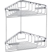 Полка корзина Bemeta Cytro 102308132 угловая Хром — фото 1, Полки для ванной и душа