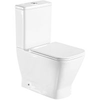 Унитаз компакт WeltWasser Rotbach 001 GL-WT 10000003791 Белый глянец с бачком и сиденьем Микролифт — фото 1, Напольные унитазы