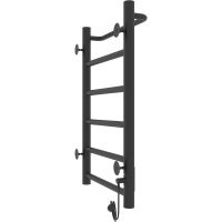 Электрический полотенцесушитель Laris Прайм ЧКЧ П6 400x600 L 73207592 Черный муар — фото 6, Электрические полотенцесушители