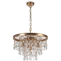 Люстра Maytoni Neoclassic Linn MOD091PL-05G Прозрачная Золото — фото 2, Люстры