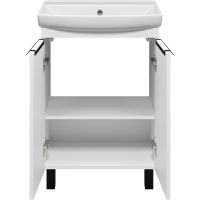 Тумба с раковиной Misty Клермонт 60 УТ000015434 Белая матовая — фото 4, Тумбы с раковиной