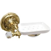 Мыльница Art&Max Barocco Crystal AM-1786-Do-Ant-C Античное золото — фото 1, Мыльницы