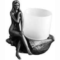 Стакан для зубных щеток Art&Max Juno AM-B-0071D-T Серебро — фото 1, Мыльницы