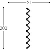Панель стеновая Bello Deco СП 11/2.6 2600x200x21 мм — фото 3, Панели