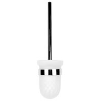 Ершик для унитаза Nofer Santorini 16342.B Хром — фото 1, Ершики для унитаза