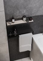 Тумба под раковину Aquaton Лофт Урбан 80 1A247601LQX60 подвесная Cерый графит Дуб орегон — фото 17, Мебель для ванной