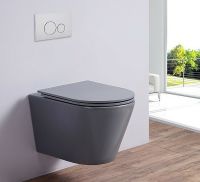 Товар: Унитаз Esbano Clavel ESUPCLAVGM подвесной Серый матовый с сиденьем Микролифт - фото 2 Унитаз Esbano Clavel ESUPCLAVGM подвесной Серый матовый с сиденьем Микролифт — фото 2, Подвесные унитазы