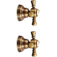 Смеситель для душа Rav Slezak Morava retro MK383SM Бронза — фото 1, Смеситель для душа