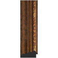 Зеркало Evoform Exclusive 116х56 BY 3491 с фацетом в багетной раме - Римская бронза 88 мм — фото 3, Мебель для ванной