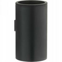 Стакан для зубных щеток Boheme Uno 10974-B Черный матовый — фото 1, Мыльницы
