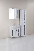 Тумба под раковину Onika Кристалл 60.18 106123 Белая — фото 2, Мебель для ванной