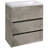 Тумба под раковину Art&Max Family-580-3C-PIA-CV Цемент — фото 1, Мебель для ванной