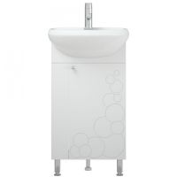 Тумба под раковину Corozo Орфей 45 SD-00000384 Белая — фото 1, Тумбы под раковину