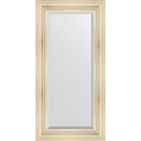 Зеркало Evoform Exclusive 119х59 BY 3497 с фацетом в багетной раме - Травленое серебро 99 мм — фото 1, Мебель для ванной