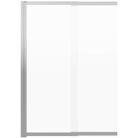 Шторка на ванну Berges River S Slider 98х145 065014 профиль Хром стекло прозрачное — фото 7, Неподвижные шторки для ванной