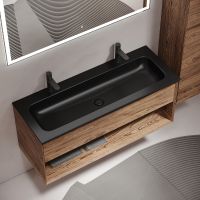 Тумба под раковину Sancos Marmi 1.0 120 MR1.0120ECH подвесная Дуб чарльстон — фото 22, Мебель для ванной