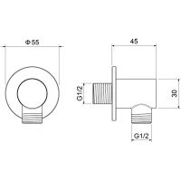 Товар: Шланговое подключение Aquatek AQ2456MB Черное матовое - фото 2 Шланговое подключение Aquatek AQ2456MB Черное матовое — фото 2, Шланговые подключения