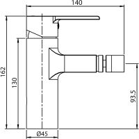 Товар: Смеситель для биде Koller Pool Kvadro Arc KA0300 Хром - фото 2 Смеситель для биде Koller Pool Kvadro Arc KA0300 Хром — фото 2, Смесители