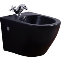 Биде Esbano Lirio ESVBLIRIBM подвесное Черное матовое — фото 1, Биде подвесные