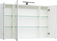 Зеркальный шкаф Aquanet Остин 120 L 203926 Белый — фото 3, Зеркальные шкафы в ванную