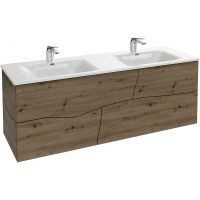 Тумба под раковину Jacob Delafon Sherwood 140 EB1835RU-P13 подвесная Состаренный дуб — фото 1, Тумбы под раковину