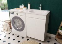 Товар: Тумба с раковиной Эстет Barcelona Luxe 120 R ФР-00007066 Белая - фото 2 Тумба с раковиной Эстет Barcelona Luxe 120 R ФР-00007066 Белая — фото 2, Тумбы с раковиной