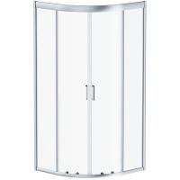 Душевой уголок Damixa Skyline 90x90 DX35WG-301-090MT профиль Хром матовый стекло прозрачное — фото 1, Душевые уголки