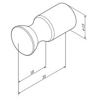 Крючок для полотенца AM.PM Sensation A3035500 Хром — фото 8, Крючки для полотенец