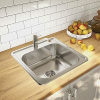 Товар: Кухонная мойка Iddis Strit 48 STR48S0i77 Сатин - фото 2 Кухонная мойка Iddis Strit 48 STR48S0i77 Сатин — фото 2, Кухонные мойки